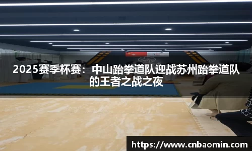 2025赛季杯赛：中山跆拳道队迎战苏州跆拳道队的王者之战之夜